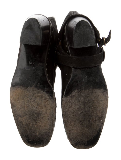 Miu Miu Suede Crystal Embellishments Boots