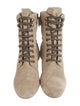 Miu Miu Suede Lace-Up Boots