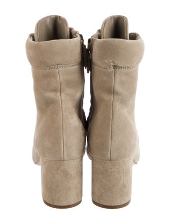 Miu Miu Suede Lace-Up Boots