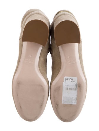 Miu Miu Suede Lace-Up Boots