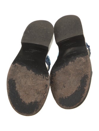 Miu Miu Sequin Embellishments Slingback Sandals