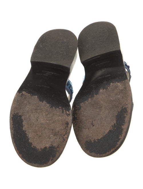 Miu Miu Sequin Embellishments Slingback Sandals