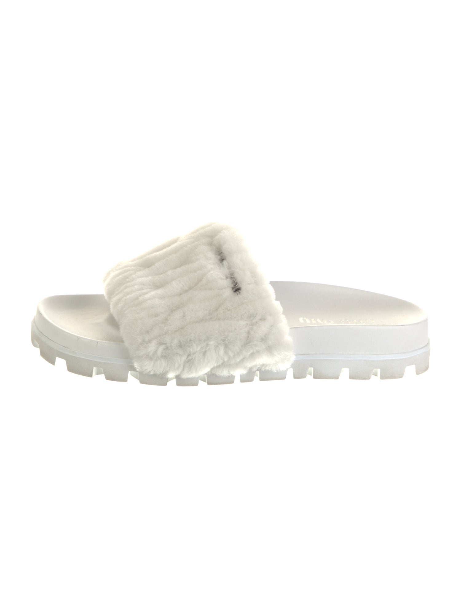 Miu Miu Faux Fur Slides