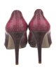 Miu Miu Snakeskin Animal Print Pumps