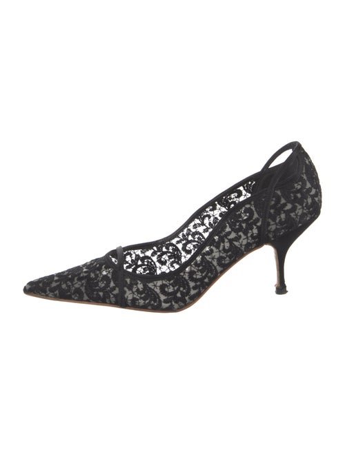 Miu Miu Lace Lace Pattern Pumps