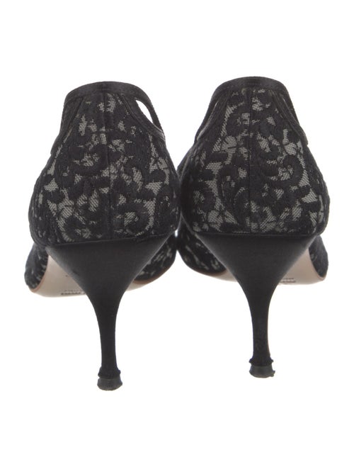 Miu Miu Lace Lace Pattern Pumps