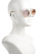 Miu Miu Round Tinted Sunglasses