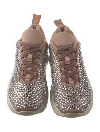 Miu Miu Crystal Crystal Embellishments Sneakers