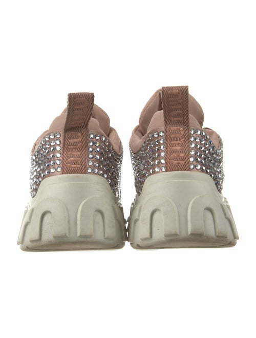 Miu Miu Crystal Crystal Embellishments Sneakers