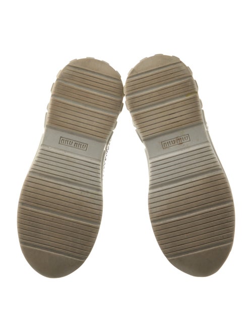 Miu Miu Crystal Crystal Embellishments Sneakers