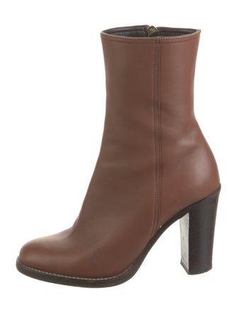 Miu Miu Leather Sock Boots