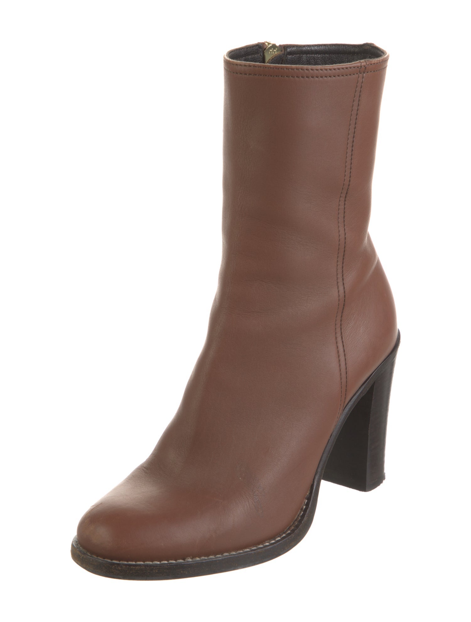 Miu Miu Leather Sock Boots