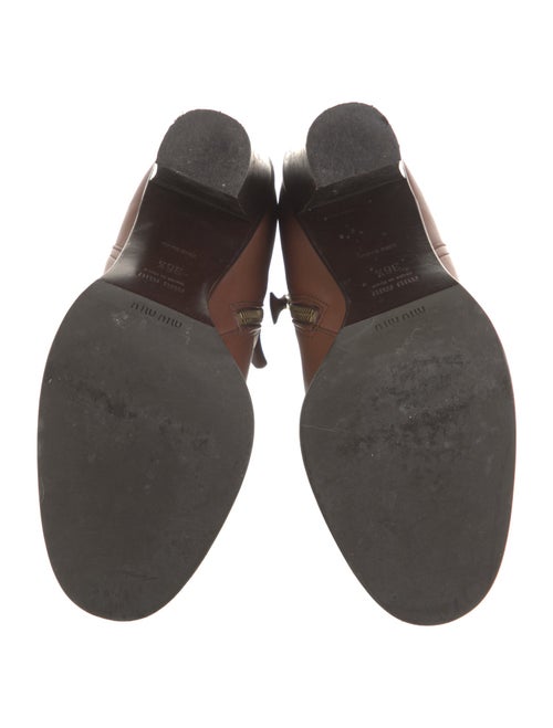 Miu Miu Leather Sock Boots