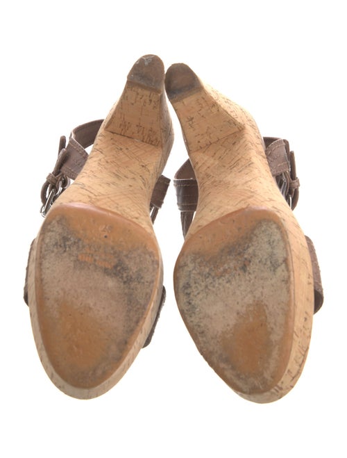 Miu Miu Leather Sandals