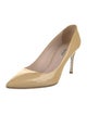 Miu Miu Patent Leather Sequin Embellishments Pumps