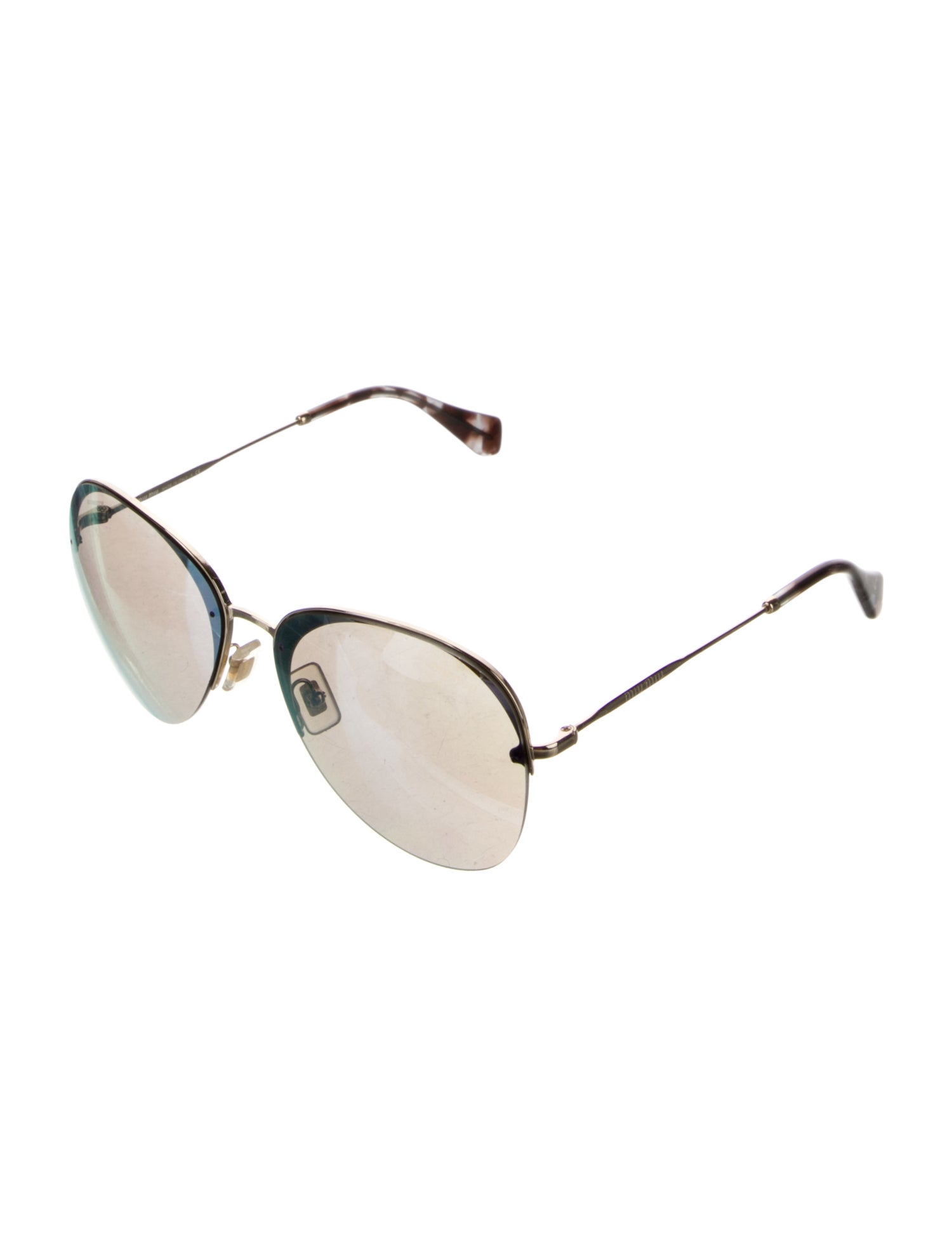 Miu Miu Aviator Tinted Sunglasses