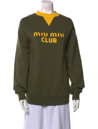 Miu Miu 2023 Graphic Print Sweatshirt