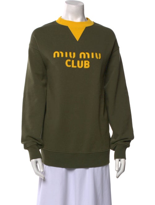 Miu Miu 2023 Graphic Print Sweatshirt