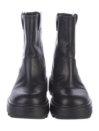Miu Miu Leather Moto Boots