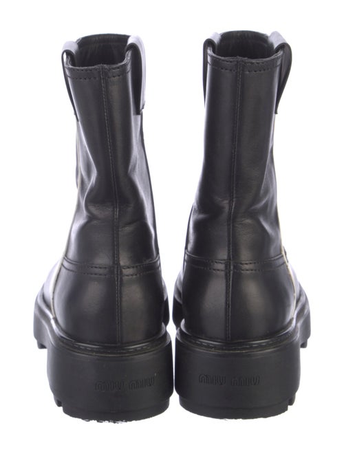 Miu Miu Leather Moto Boots