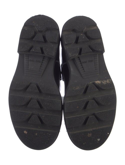 Miu Miu Leather Moto Boots