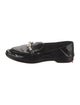 Miu Miu Patent Leather Crystal Embellishments Loafers