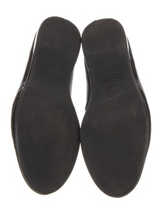 Miu Miu Patent Leather Crystal Embellishments Loafers