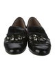 Miu Miu Patent Leather Crystal Embellishments Loafers