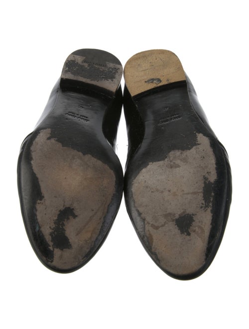 Miu Miu Patent Leather Crystal Embellishments Loafers