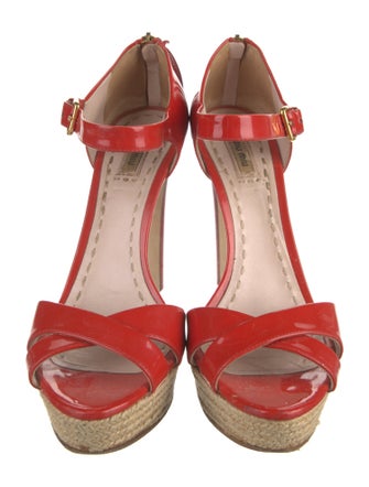 Miu Miu Patent Leather Sandals