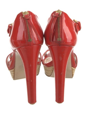 Miu Miu Patent Leather Sandals