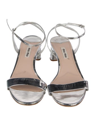 Miu Miu Leather Sandals