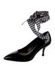 Miu Miu Patent Leather Printed D'Orsay Pumps