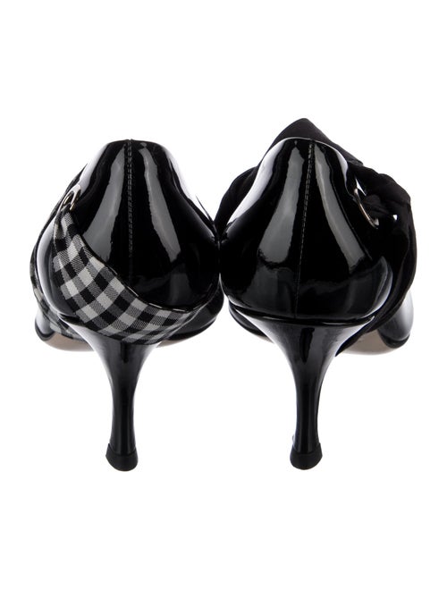 Miu Miu Patent Leather Printed D'Orsay Pumps