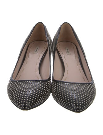 Miu Miu Patent Leather Printed Pumps