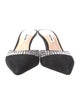 Miu Miu Suede Crystal Embellishments Mules