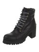 Miu Miu Leather Crystal Embellishments Combat Boots