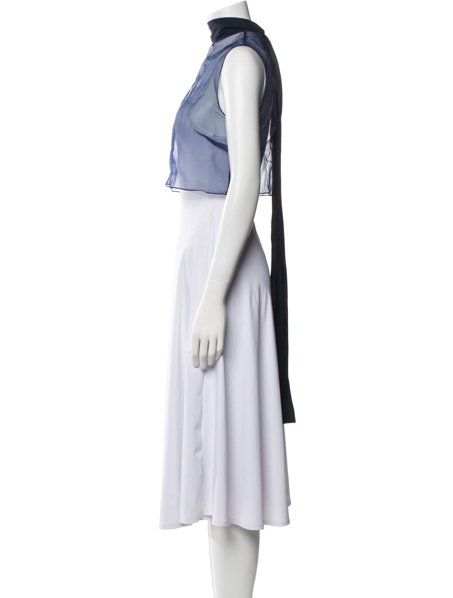 Miu Miu 2022 Silk Crop Top