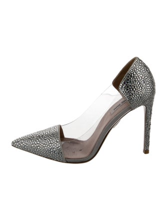 Miu Miu Crystal Crystal Embellishments D'Orsay Pumps