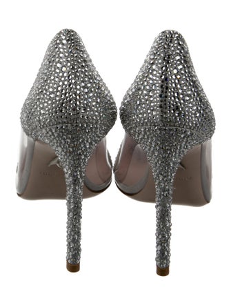 Miu Miu Crystal Crystal Embellishments D'Orsay Pumps