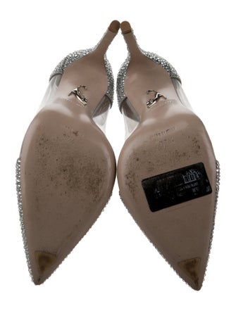 Miu Miu Crystal Crystal Embellishments D'Orsay Pumps