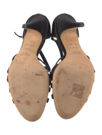 Miu Miu Satin Slingback Sandals