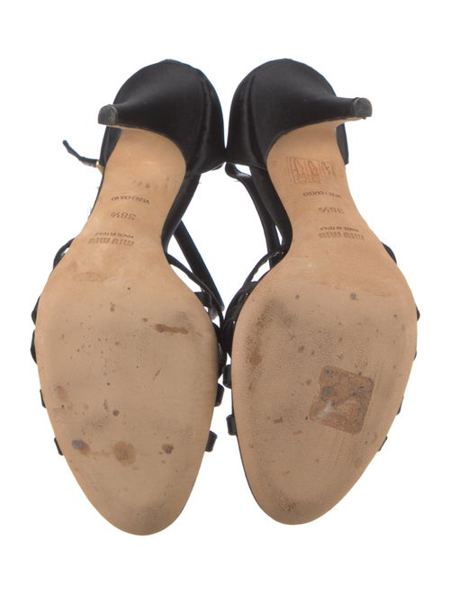 Miu Miu Satin Slingback Sandals