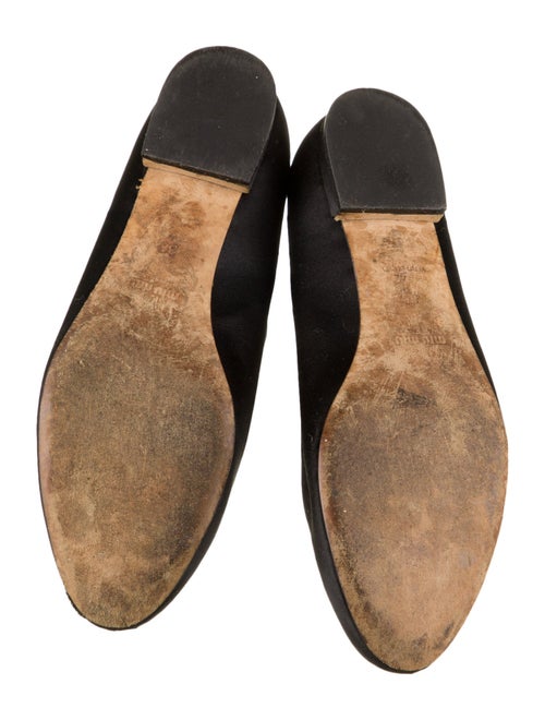 Miu Miu Satin Mary Jane Flats