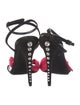Miu Miu Suede Bow Accents Sandals