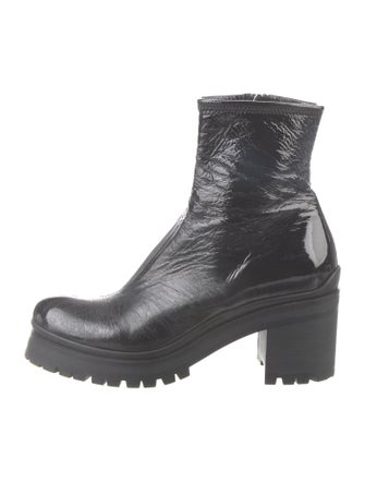 Miu Miu Patent Leather Combat Boots