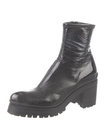 Miu Miu Patent Leather Combat Boots