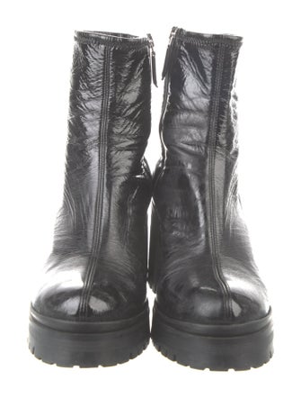 Miu Miu Patent Leather Combat Boots