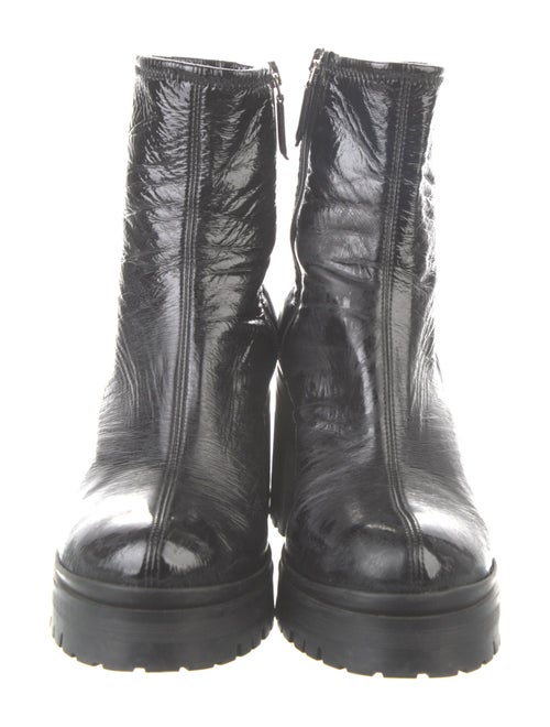 Miu Miu Patent Leather Combat Boots