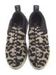 Miu Miu Animal Print Crystal Embellishments Sneakers